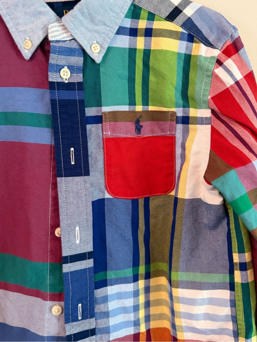 Polo by Ralph Lauren Blue Striped Button-Up Shirt - Picture 2 of 3